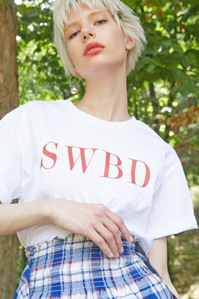 [SOLD OUT] SWBD LOGO T-SHIRTS (WHITE)